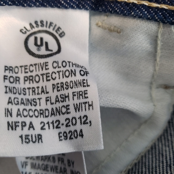 Bulwark Mens FR Jeans CAT2 2112 Relaxed Fit Straight  Flame Resistant Size 44 - Picture 10 of 12